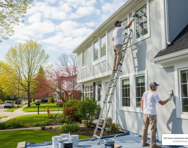 exterior house painters elmhurst