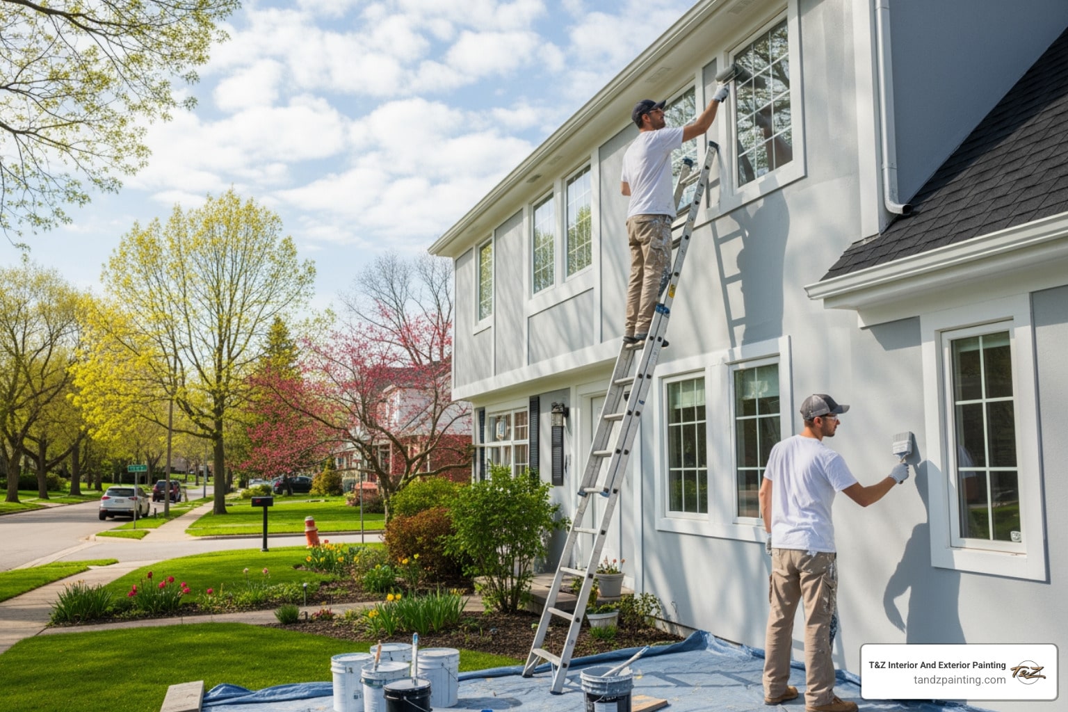 exterior house painters elmhurst