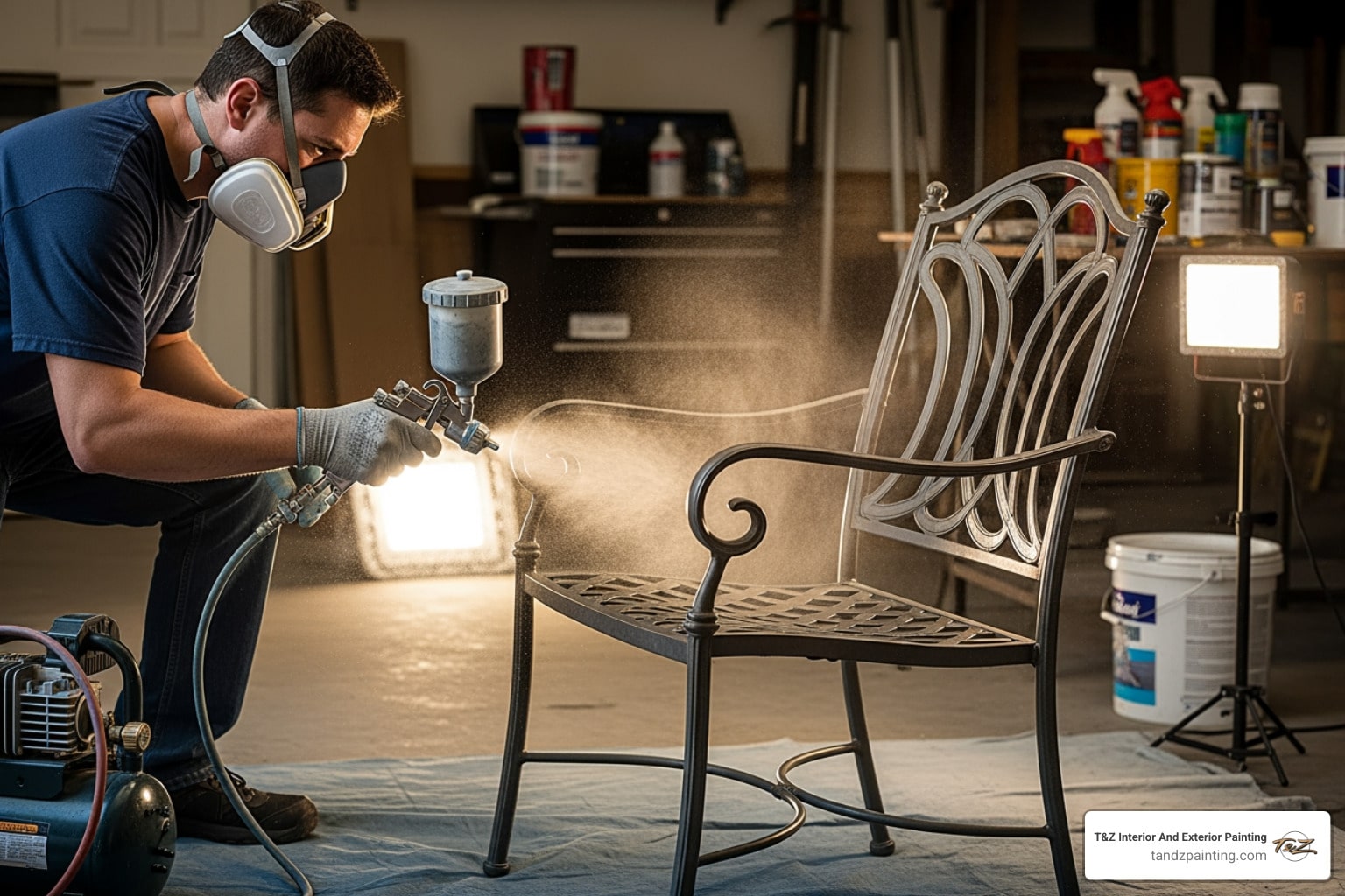 metal spray painter