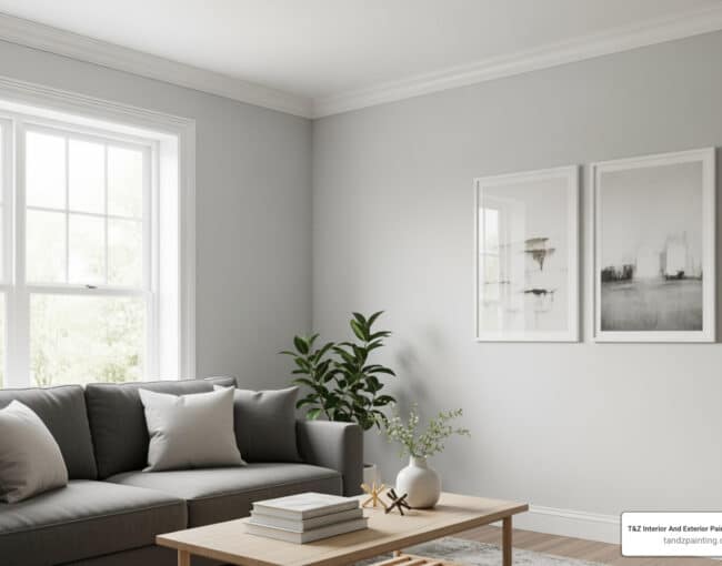 Crown molding painting