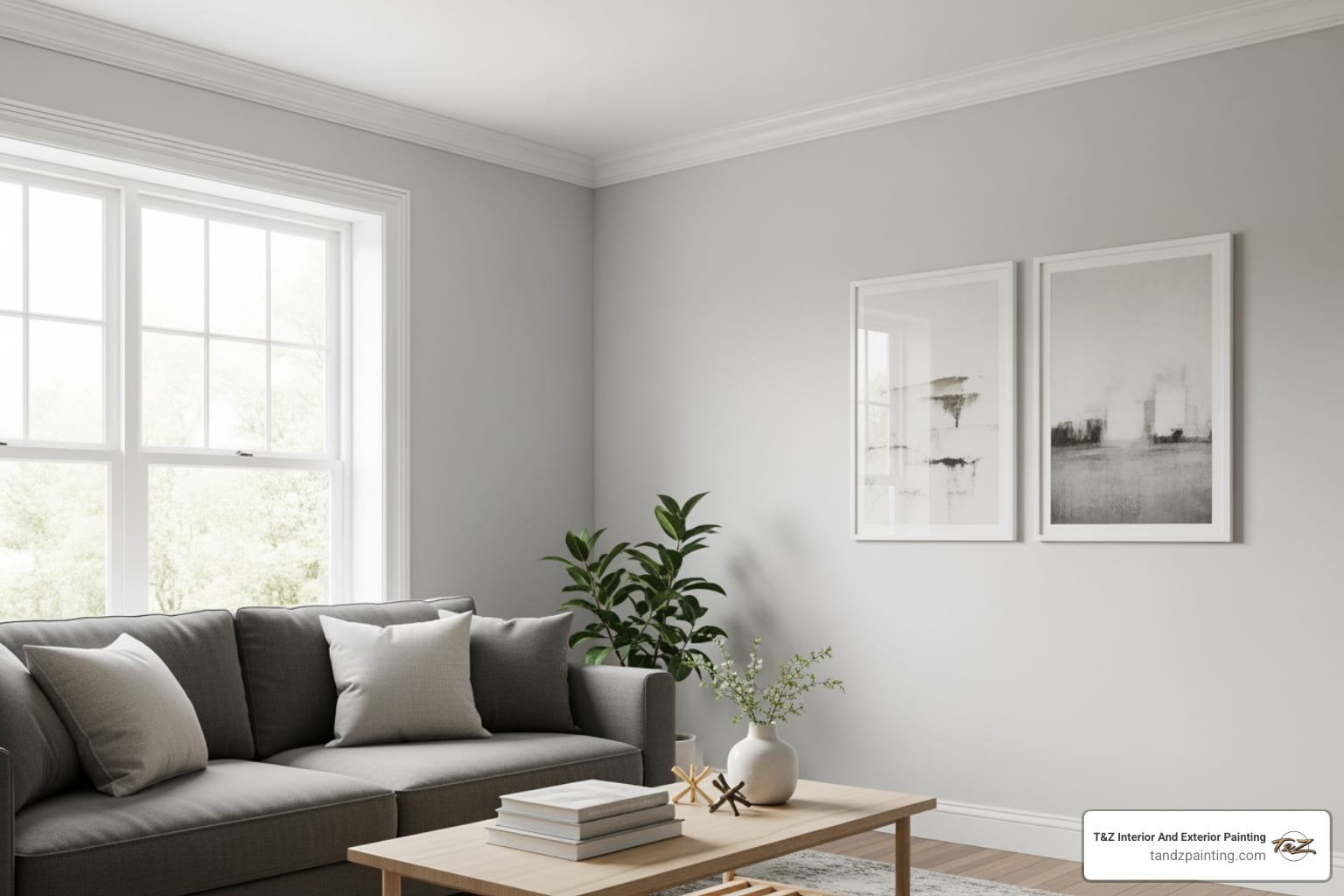 Crown molding painting