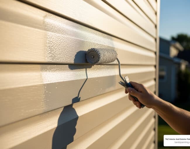 painting exterior aluminum siding