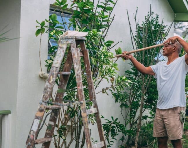 painting over exterior paint