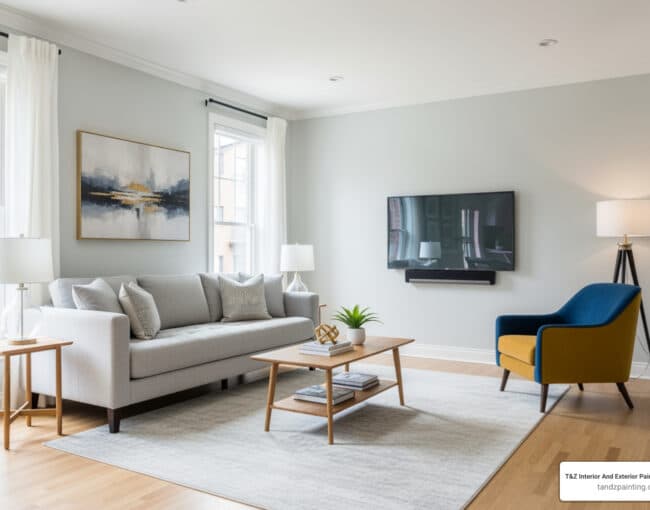 painting inside house