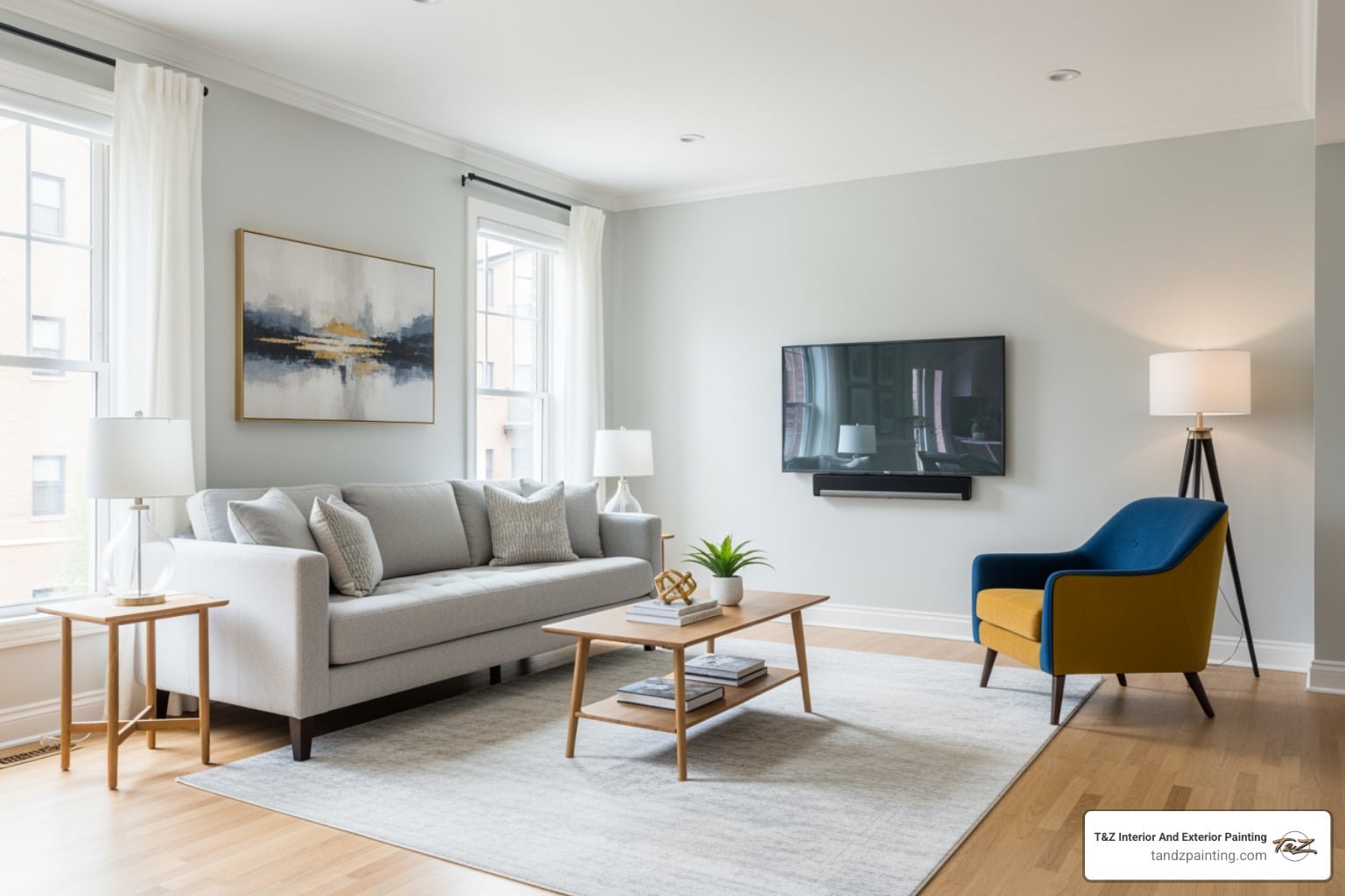 painting inside house