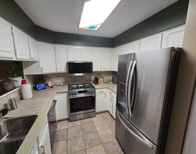 semi gloss kitchen cabinets