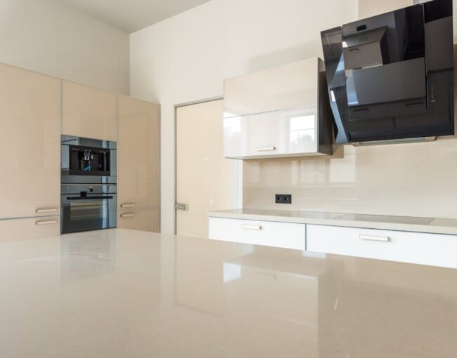 glossy finish kitchen cabinets