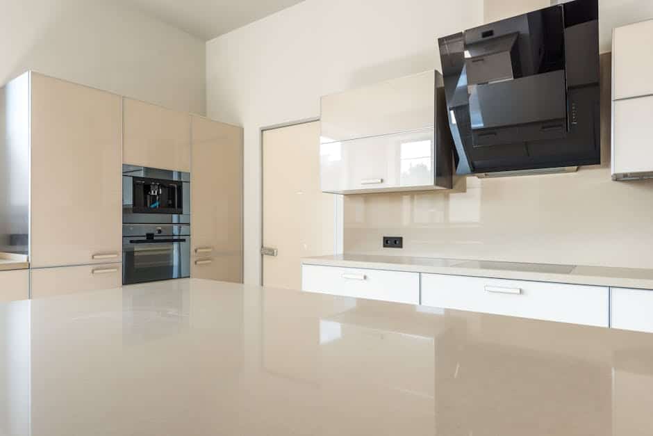 glossy finish kitchen cabinets