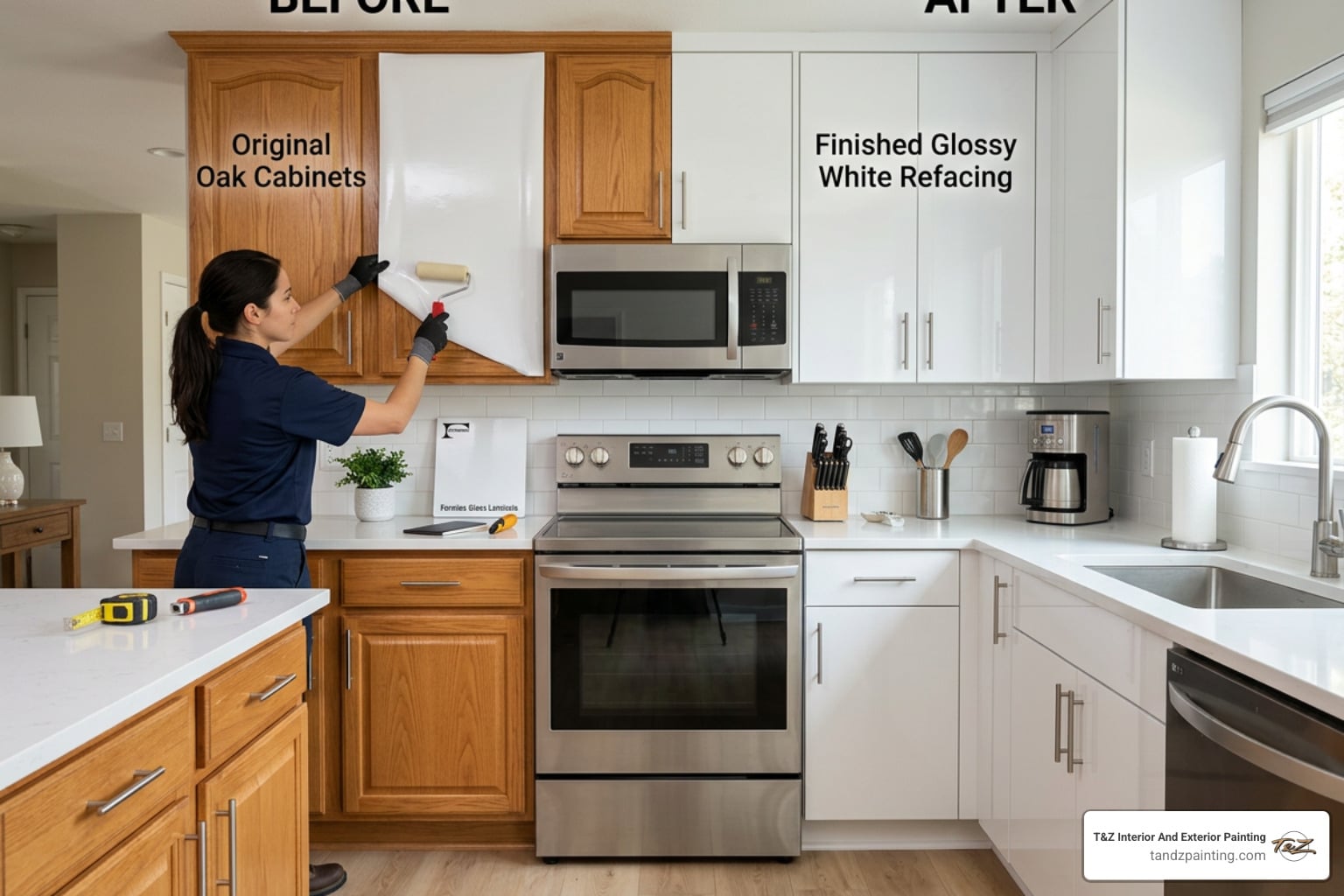 laminate refacing kitchen cabinets