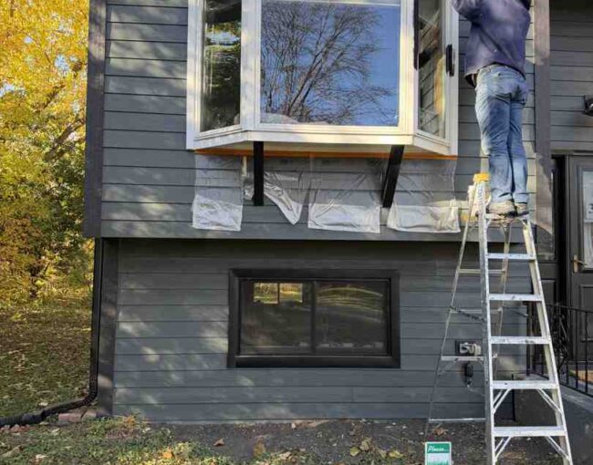 best time to paint exterior of house uk