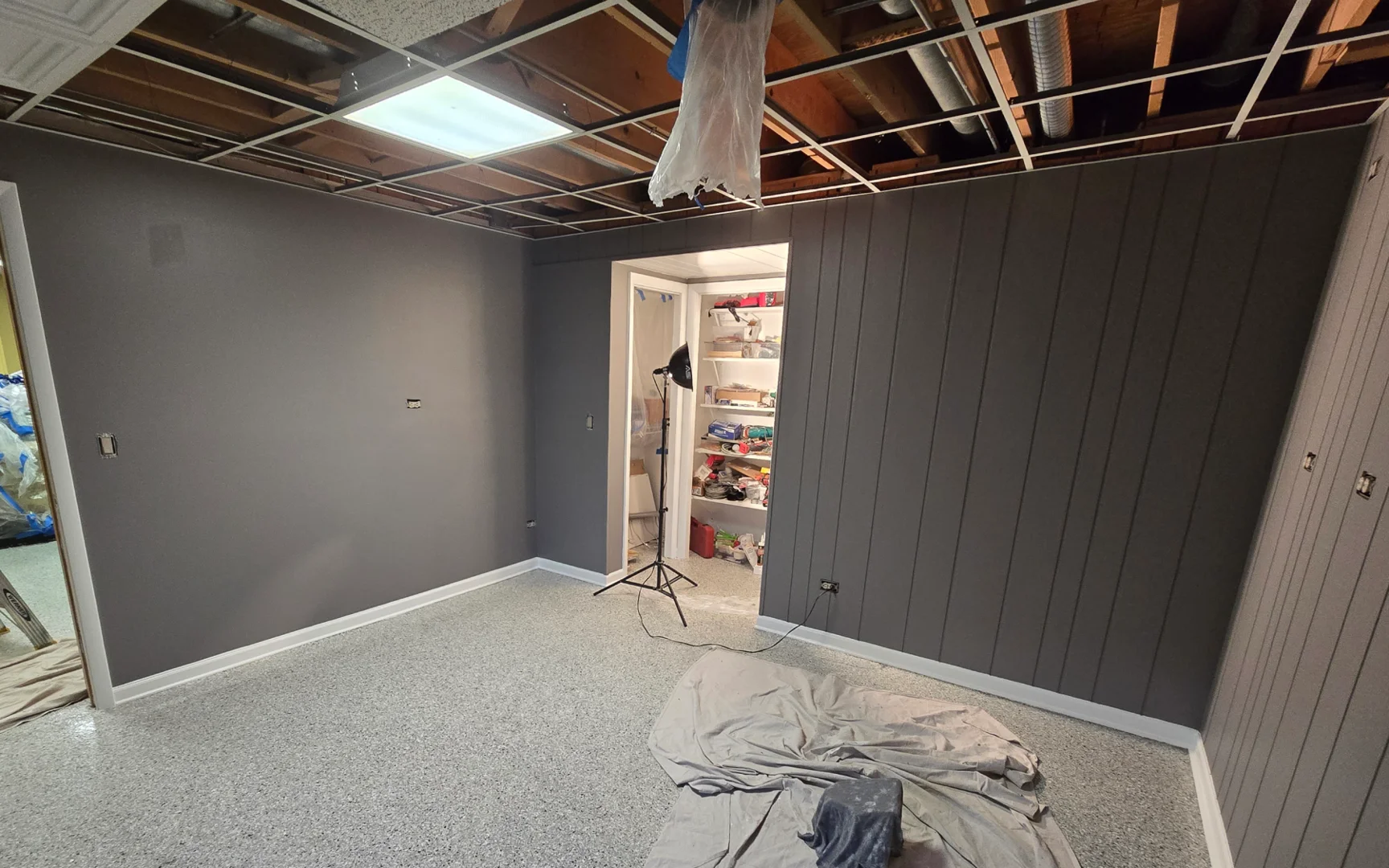 Bedroom painting service - beautifully painted master bedroom transformation