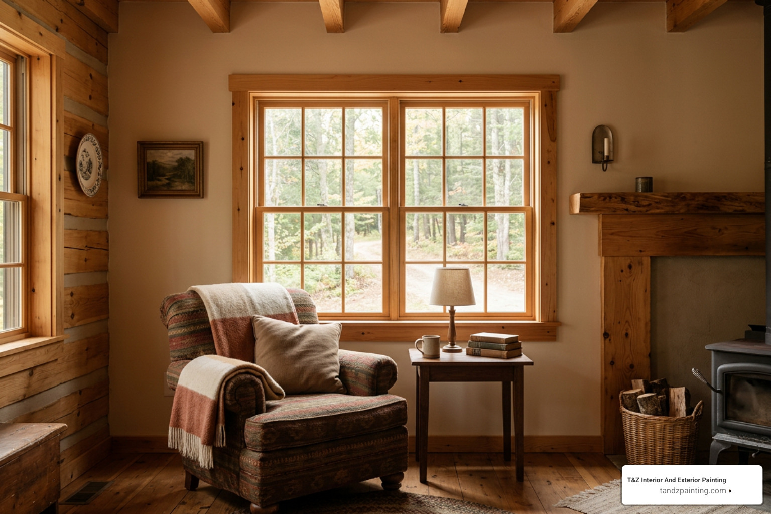 small cabin interior paint colors