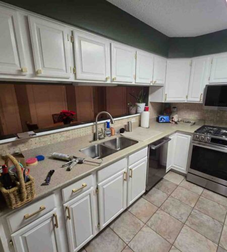 kitchen respray company transforming cabinets with professional spray finish