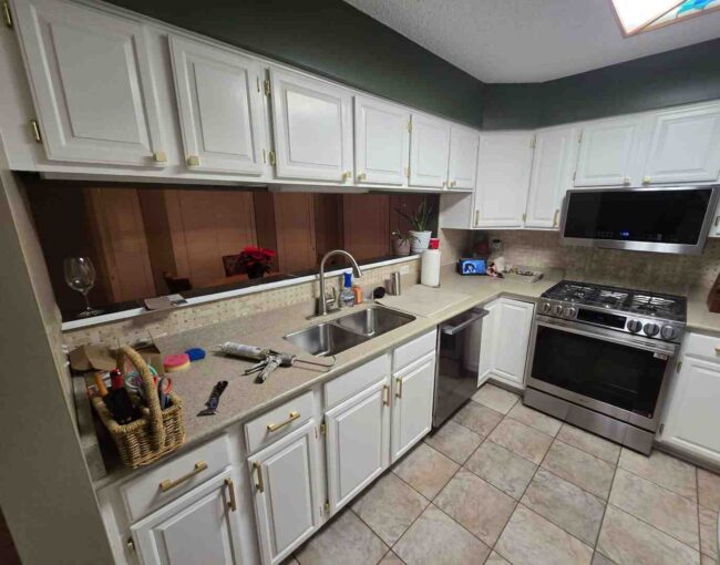 kitchen respray company transforming cabinets with professional spray finish