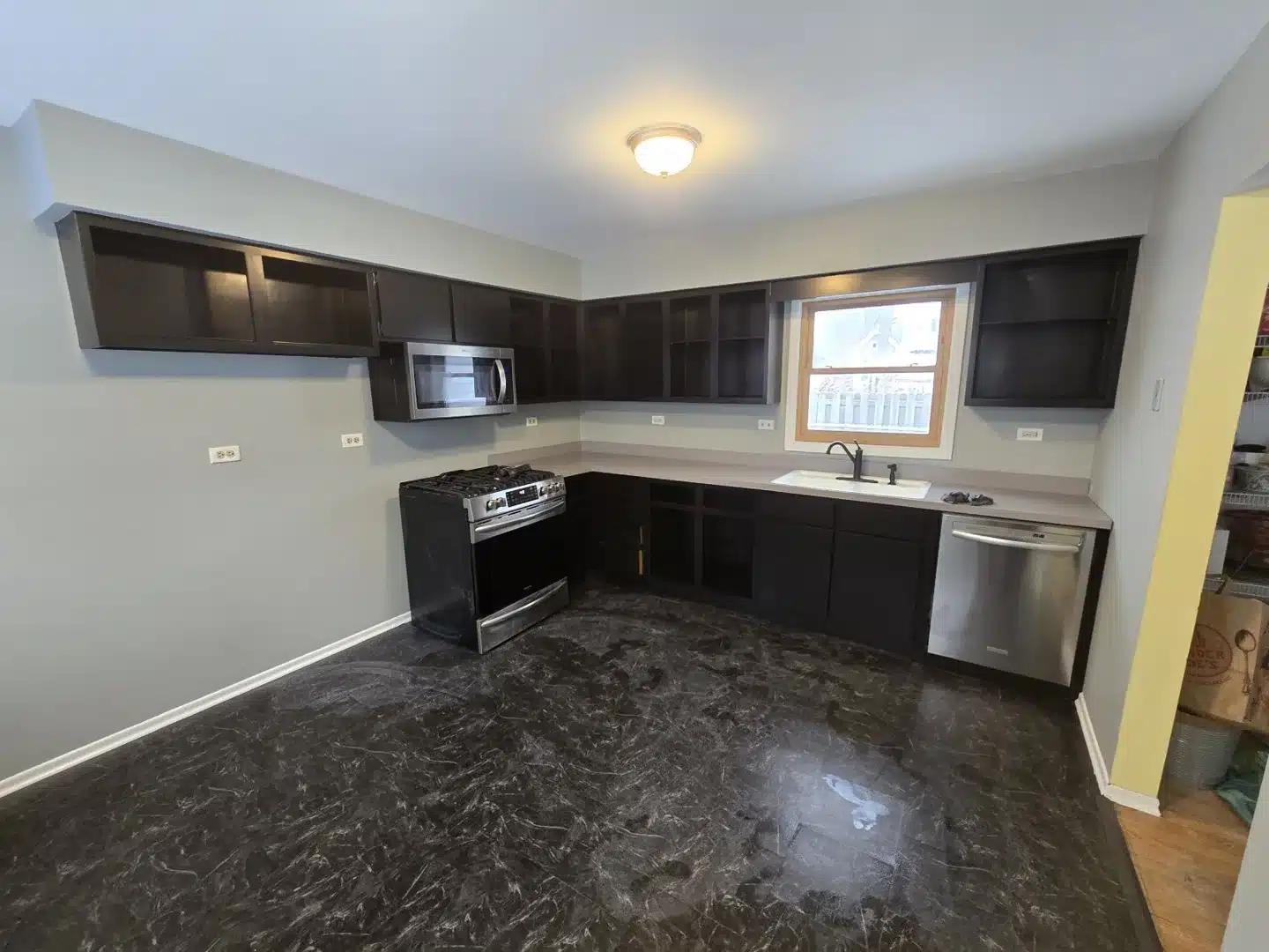 Refinish kitchen cabinets modern kitchen transformation