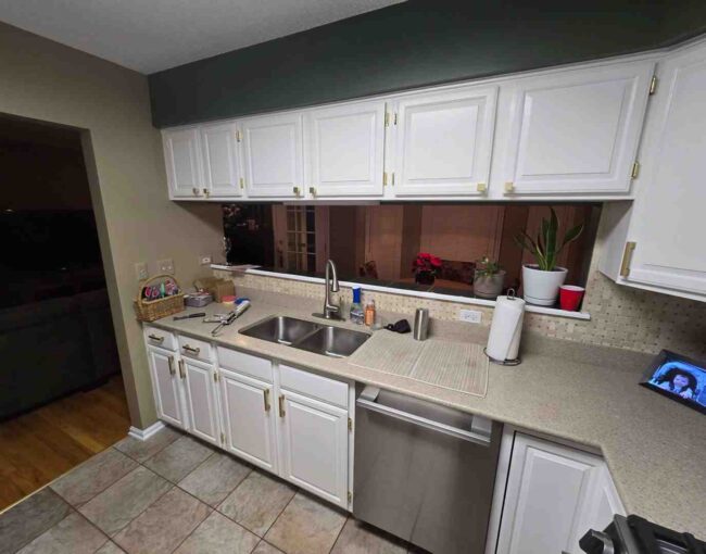 painted kitchen cabinets