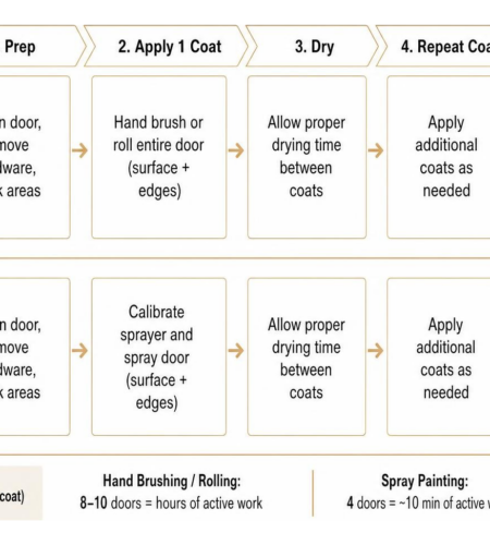 spray painting vs hand brushing efficiency process
