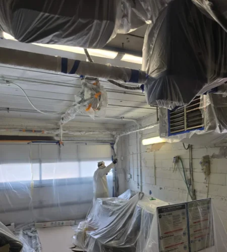 industrial structural spray painting