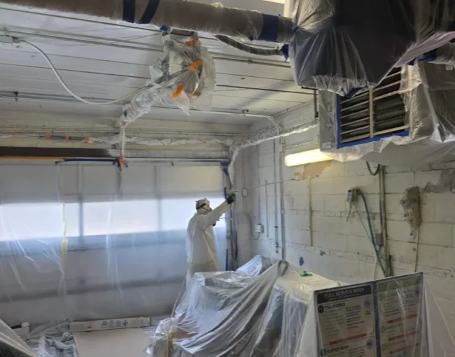 industrial structural spray painting