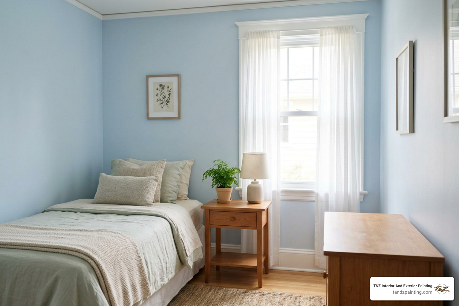 calming colors for small bedrooms