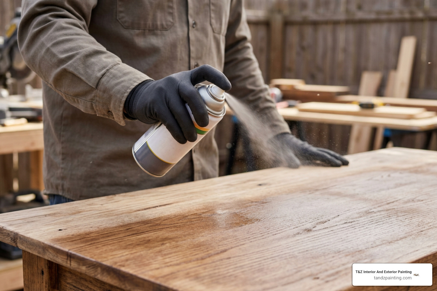 spray paint for wood