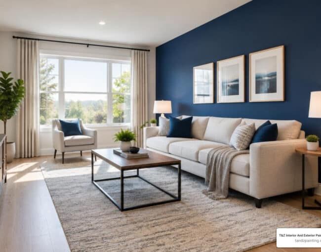 accent wall make room bigger